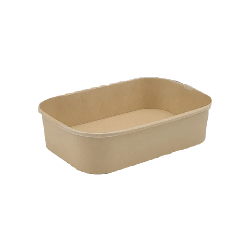 1000ml Kraft rectangle paper container
