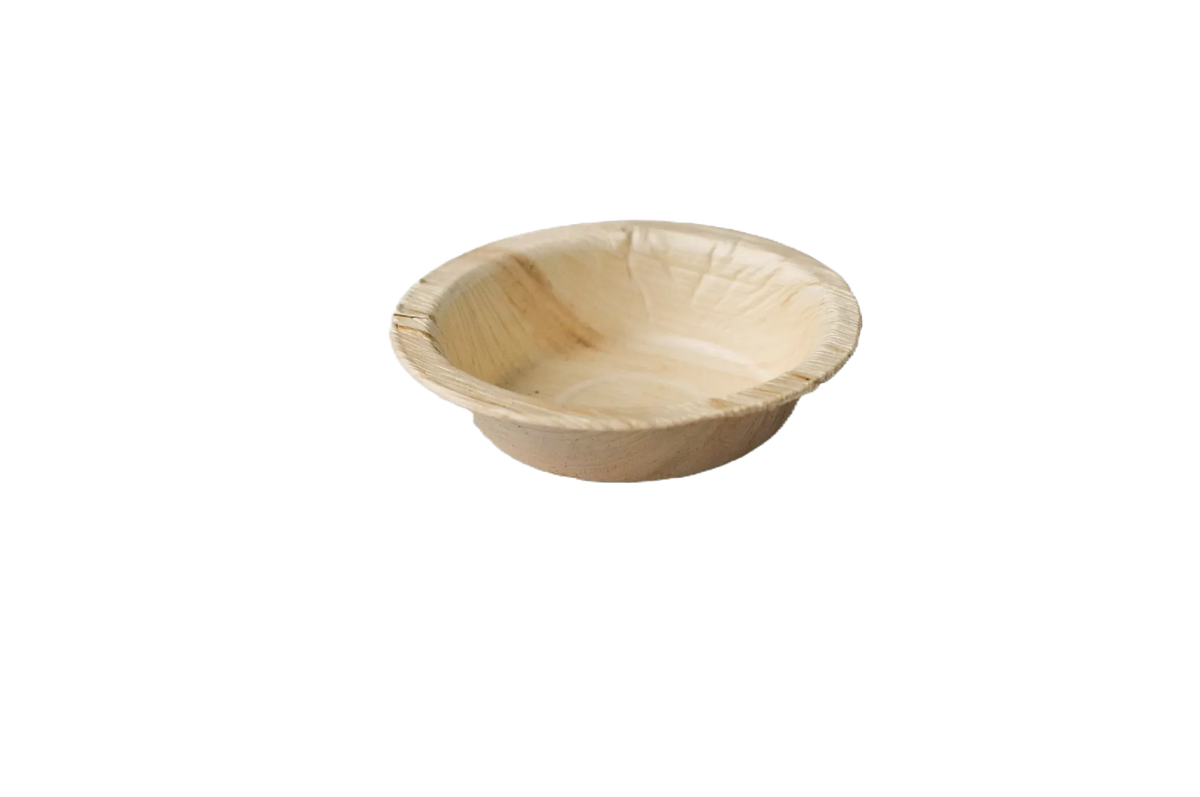 palm leaf sauce bowl 3 inches