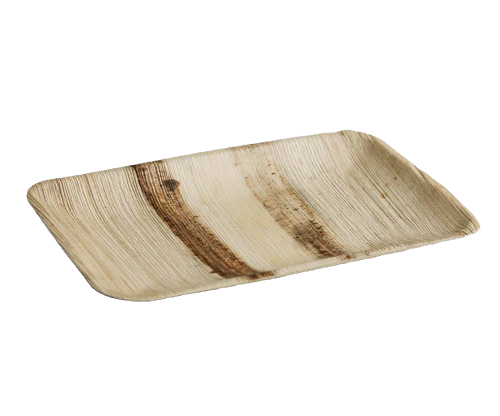 Rectangle Palm Leaf Plates - Large (100pcs/ctn)
