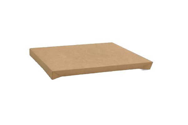Corrugated Kraft Catering Tray Lid No Window Medium