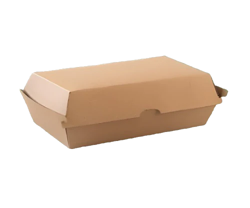Brown kraft Corrugated large snack box