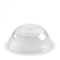 60-250ml Clear PLA Dome X Lid - 76mm (1000pcs/ctn) - Wholesale Compostable Lids | ZenPacks