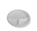Sugarcane 9" 3 Compartment Round Plate (500pcs/ctn) - Wholesale Compostable Plates | ZenPacks