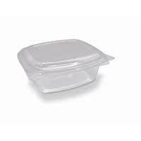 12oz Hinged Rectangle Containers (300pcs/ctn) - Wholesale Compostable Containers | ZenPacks