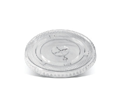 84mm PET Flat Lid (Fits 10/12oz Cups) (1000pcs/ctn) - Wholesale Compostable Lids | ZenPacks