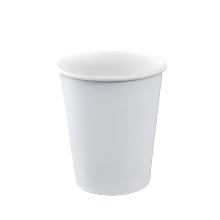 8oz Single Wall Coffee Cups (90mm Lid) (1000pcs/ctn) - Wholesale Compostable Lids | ZenPacks