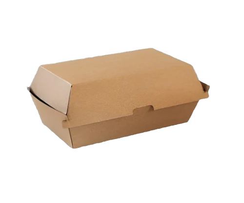 brown kraft corrugated snack box regular