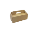 Brown kraft pack and carry catering box