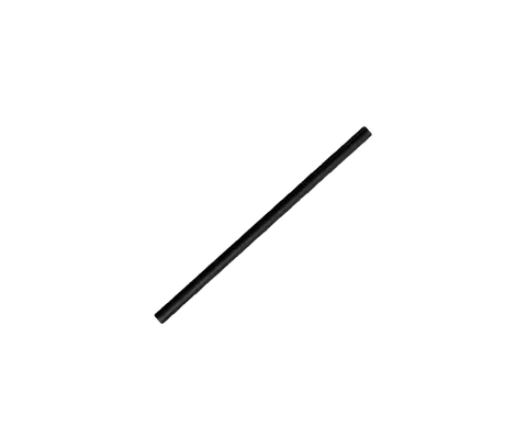 Paper straw cocktail in black