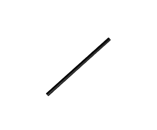 Paper straw cocktail in black