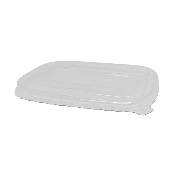 PET Rectangular Container Lids (Fits 500-1000ml) (300pcs/ctn)