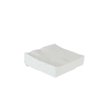 stack of white paper napkins
