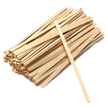 Disposable wooden coffee stirrer bundle