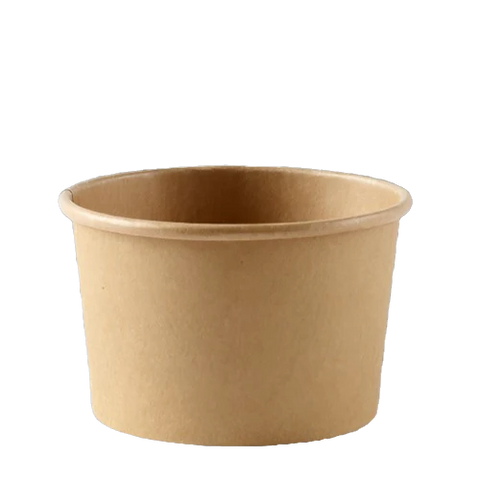 Kraft Paper Soup & Ice-Cream Bowl - 8oz  (500pcs/ctn)