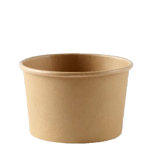 Kraft Paper Soup & Ice-Cream Bowl - 8oz  (500pcs/ctn)