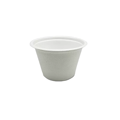 White Sugarcane Cup - 4oz (2000pcs/ctn) - Wholesale Compostable Cups | ZenPacks