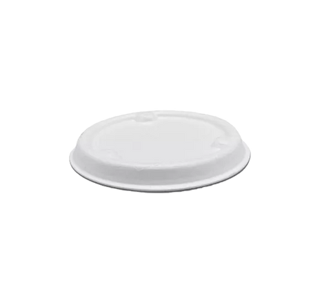 White Sugarcane Lid - Fits 1oz & 2oz Cups (2000pcs/ctn