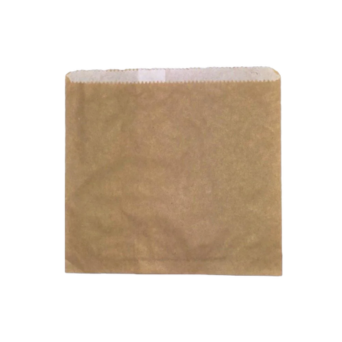 Brown Long greaseproof lined bag 3