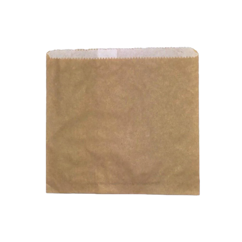 Brown Long greaseproof lined bag 3