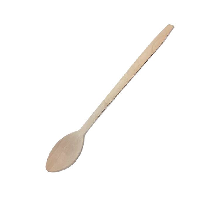 wooden tall tea spoon