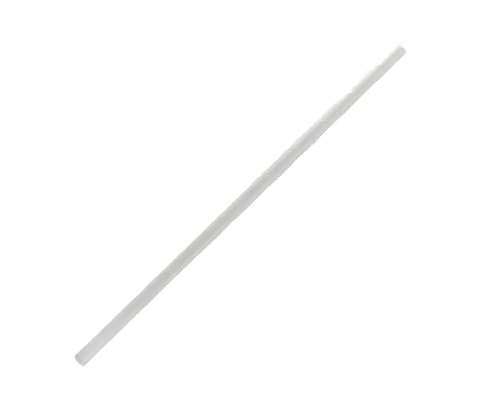 Paper straw cocktail in white
