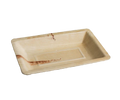 PLA Rectangle Palm Leaf tes - Large (100pcs/ctn) - Wholesale Compostable Plates | ZenPacks