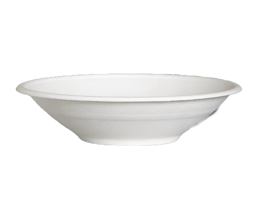 24oz white sugarcane bowl
