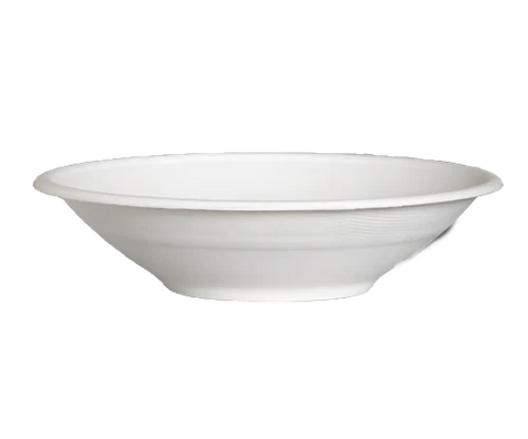 24oz white sugarcane bowl