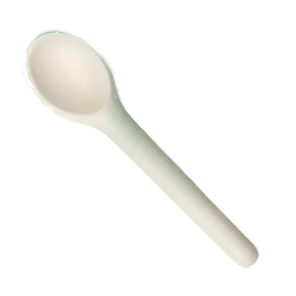 Disposable Sugarcane Spoons - 154mm