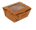 650ml PLA Coated Window Lunch Boxes - Small (200pcs/ctn) - Wholesale Compostable Containers | ZenPacks