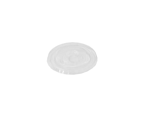 300-600ml Clear PLA Cold Cup Flat Lid - 96 mm (1000pcs/ctn)