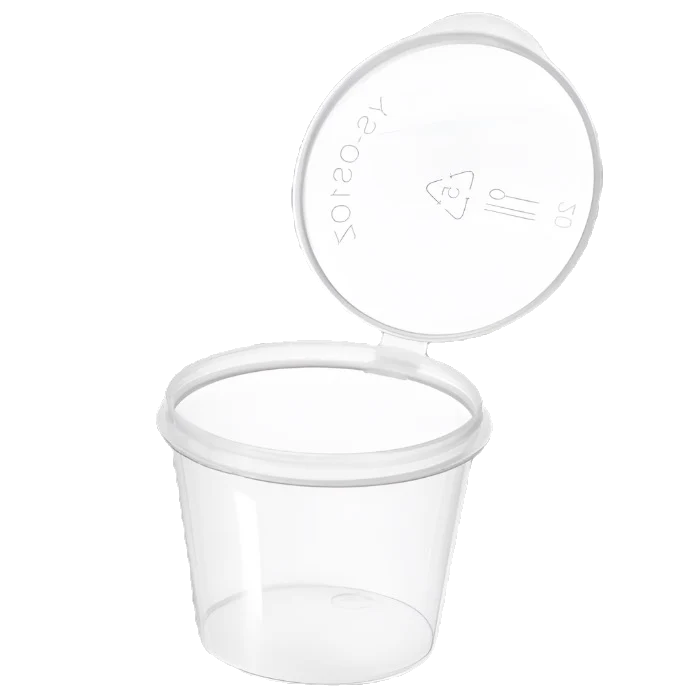 Sauce Container With Hinged Lid - 1oz
