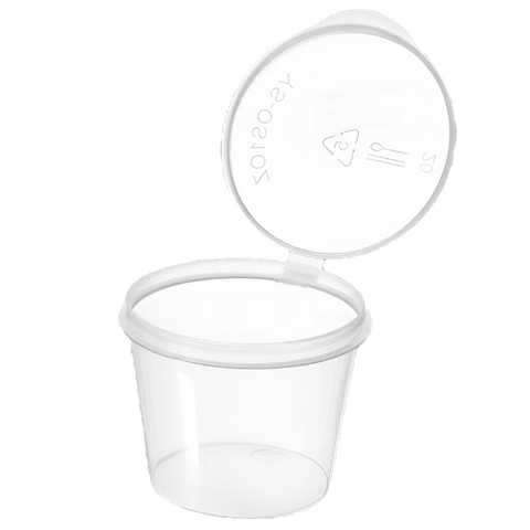 Sauce Container With Hinged Lid - 1oz