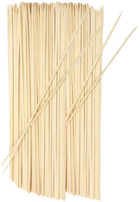 bunch of bamboo skewers
