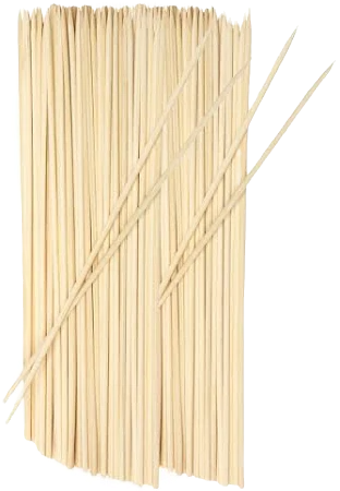 bunch of bamboo skewers