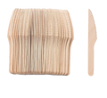 Disposable wooden knife bundle