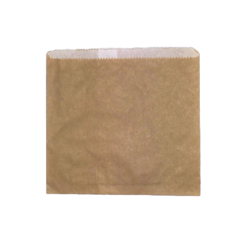 Brown Square Greaseproof Bags
