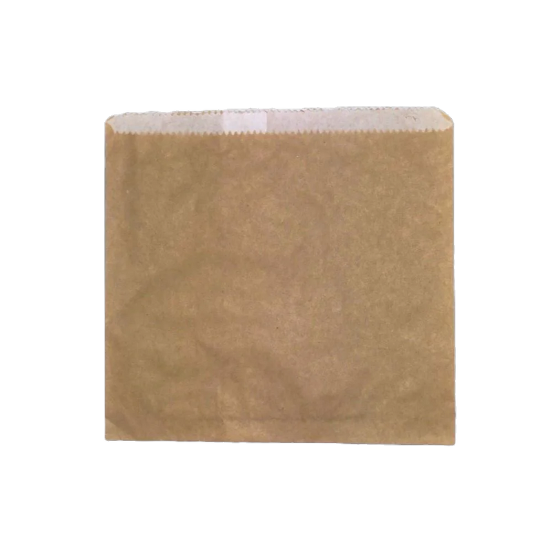 Brown Square Greaseproof Bags