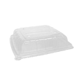 RPET Anti-Fog Lid For Sugarcane Platter - Small (100pcs/ctn)