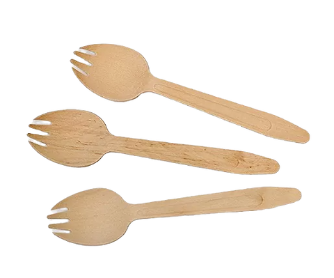 coated wooden sporks