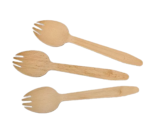 coated wooden sporks