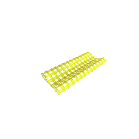 gingham greaseproof paper large yellow