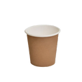 Brown 4oz Single wall Coffee Cups