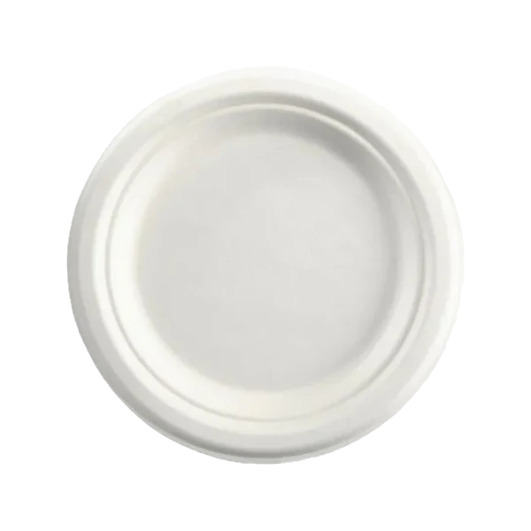 Sugarcane Round Plates - 6" (1000pcs/ctn)