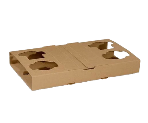 4 Cup Cardboard Holder (100pcs/ctn)