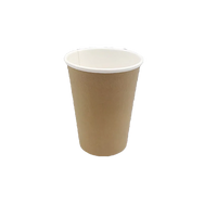 Brown 12oz Single Wall Coffee Cups