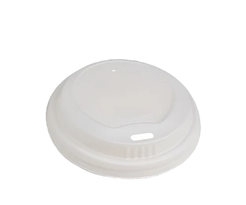 white 10/16oz Compostable Coffee Cup Lids