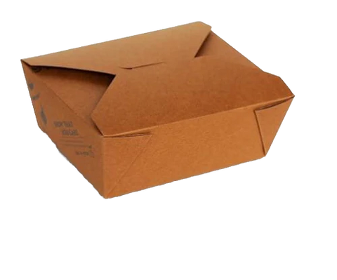 2400ml PLA Coated Lunch Boxes - Extra Large (200pcs/ctn)