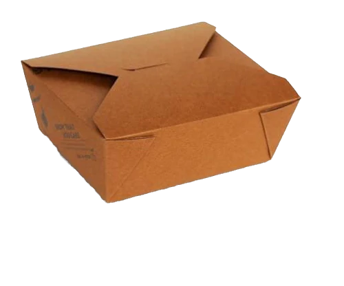 2400ml PLA Coated Lunch Boxes - Extra Large (200pcs/ctn)