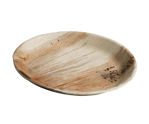 25cm/10" Palm Leaf Round Plates (100pc/ctn)